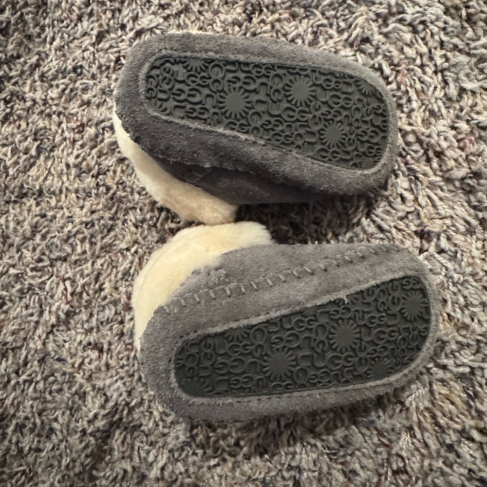 UGG baby Boots Gray and Cream